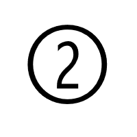Dingbat Circled Sans-Serif Digit Two
