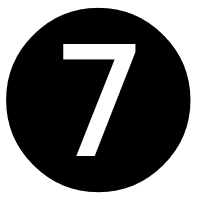 Dingbat Negative Circled Digit Seven