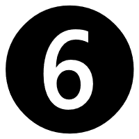 Dingbat Negative Circled Digit Six