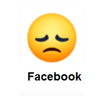 Disappointed Face on Facebook