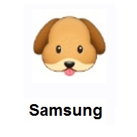 Dog Face on Samsung