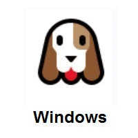 Dog Face on Microsoft Windows