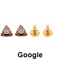 Double Pile of Poo and Double Money Bag on Google Android
