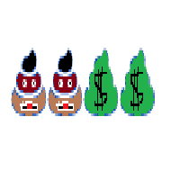 Double Pile of Poo and Double Money Bag