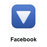 Downwards Button on Facebook