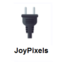 Electric Plug on JoyPixels