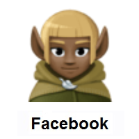 Elf: Dark Skin Tone on Facebook