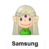 Elf: Light Skin Tone on Samsung