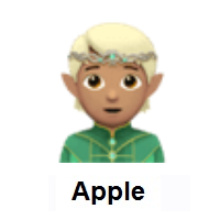 Elf: Medium Skin Tone on Apple iOS