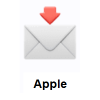Envelope With Arrow on Apple iOS