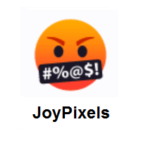 Face With Symbols On Mouth on JoyPixels
