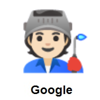 Factory Worker: Light Skin Tone on Google Android
