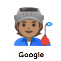 Factory Worker: Medium Skin Tone on Google Android