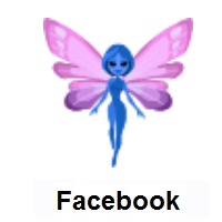 Fairy: Dark Skin Tone on Facebook