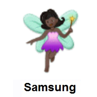 Fairy: Dark Skin Tone on Samsung