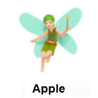 Fairy: Light Skin Tone on Apple iOS