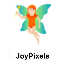 Fairy: Light Skin Tone on JoyPixels