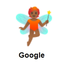 Fairy: Medium-Dark Skin Tone on Google Android