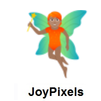 Fairy: Medium Skin Tone on JoyPixels