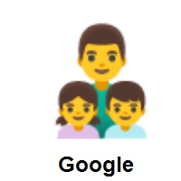 Family: Man, Girl, Boy on Google Android