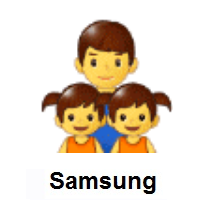 Family: Man, Girl, Girl on Samsung