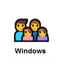Family: Man, Man, Girl, Girl on Microsoft Windows