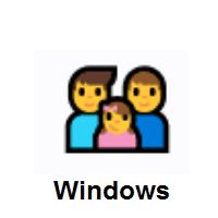 Family: Man, Man, Girl on Microsoft Windows