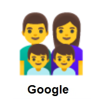 Family: Man, Woman, Boy, Boy on Google Android
