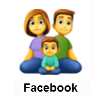 Family: Man, Woman, Boy on Facebook