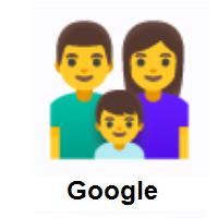 Family: Man, Woman, Boy on Google Android