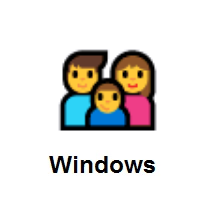 Family: Man, Woman, Boy on Microsoft Windows
