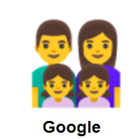 Family: Man, Woman, Girl, Girl on Google Android