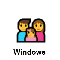 Family: Man, Woman, Girl on Microsoft Windows