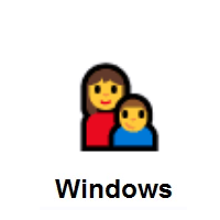 Family: Woman, Boy on Microsoft Windows