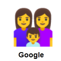 Family: Woman, Woman, Boy on Google Android