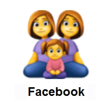 Family: Woman, Woman, Girl on Facebook