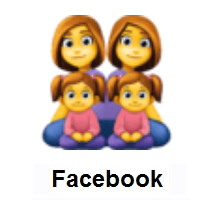 Family: Woman, Woman, Girl, Girl on Facebook