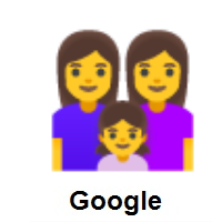 Family: Woman, Woman, Girl on Google Android