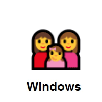 Family: Woman, Woman, Girl on Microsoft Windows