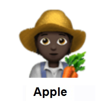 Farmer: Dark Skin Tone on Apple iOS