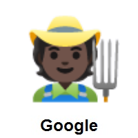 Farmer: Dark Skin Tone on Google Android