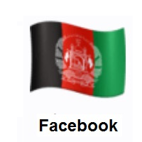 Flag of Afghanistan on Facebook