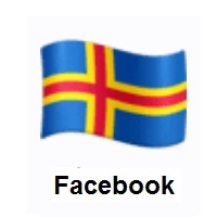 Flag of Åland Islands on Facebook