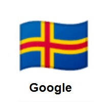 Flag of Åland Islands on Google Android