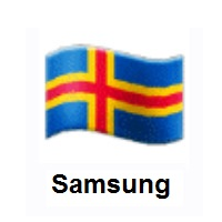 Flag of Åland Islands on Samsung