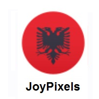 Flag of Albania on JoyPixels