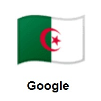 Flag of Algeria on Google Android