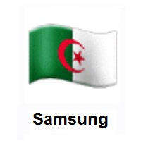 Flag of Algeria on Samsung