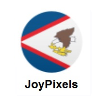 Flag of American Samoa on JoyPixels