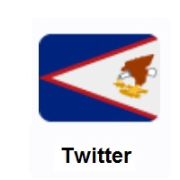 Flag of American Samoa on Twitter Twemoji